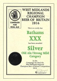 West Midlands Regional Champion Beer of Britain