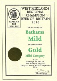 West Midlands Regional Champion Beer of Britain